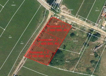 Prodej stavebních pozemků v Žíšově u Veselí nad Lužnicí